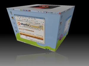 screenshot 3D Desktop Ubuntu